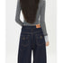 Girls High Waist Loose Fit Wide Leg Jeans