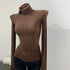 Chic Women's Long Sleeve Sheer T-Shirt