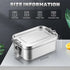 4Pcs Stainless Steel Bento Box Food Storage Containers