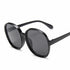 Round Frame Oversized Sunglasses for Women