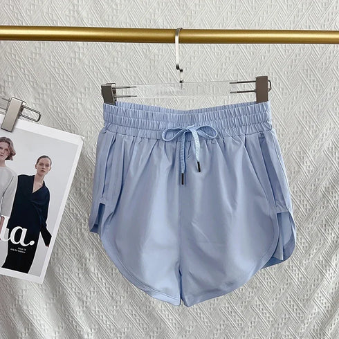 High Waist Quick-Dry Yoga Shorts for Women