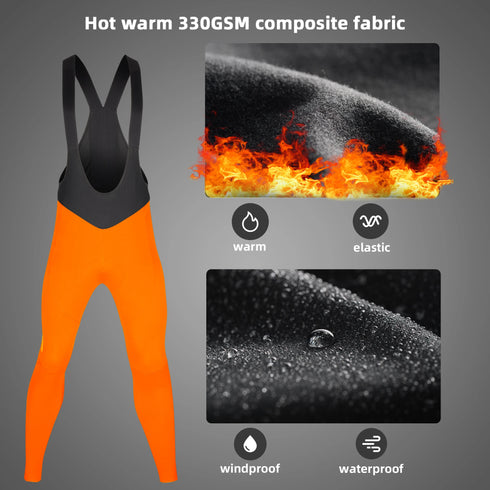 DAREVIE Men's Thermal Cycling Bib Tights