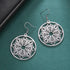 Skyrim Metatron Cube Dangle Earring Spiritual Jewelry for Women