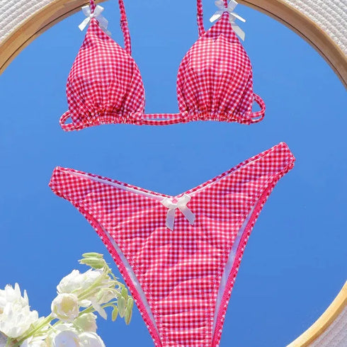 Mini Bowknot Bikini Set for Women