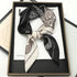 70x70cm Silk Satin Square Scarf with Print