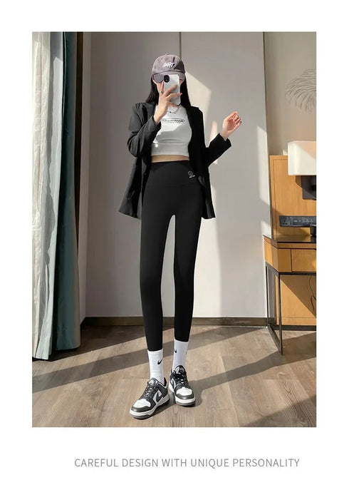 Womens High Waisted Seamless Leggings