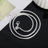 925 Sterling Silver Solid Snake Chain Necklace 40-75cm