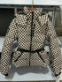 Women's Hooded Padded Winter Parka Coat with Belt