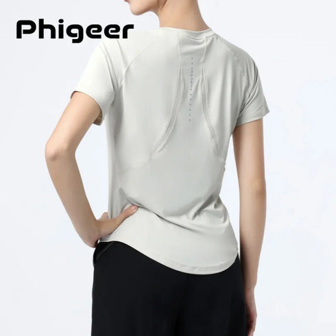 Women's Quick Dry Short Sleeve Workout Top