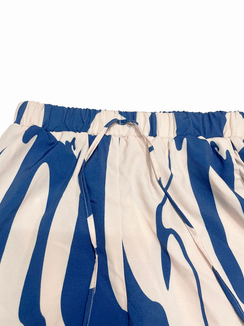 Elegant Floral Print Women's Summer Set