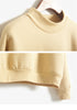 Women's Velvet Turtleneck Long Sleeve Sweatshirt