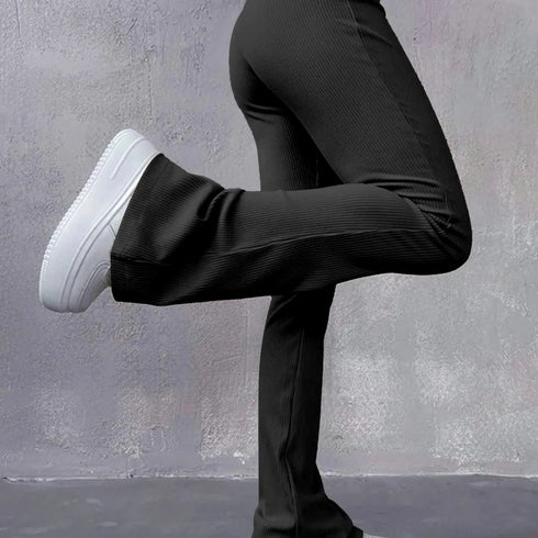 Women's High Waisted Flared Gym Pants