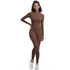 Women's Seamless Long Sleeve Sports Bodysuit