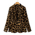 ZANZEA Leopard Print Lightweight Blazer for Women