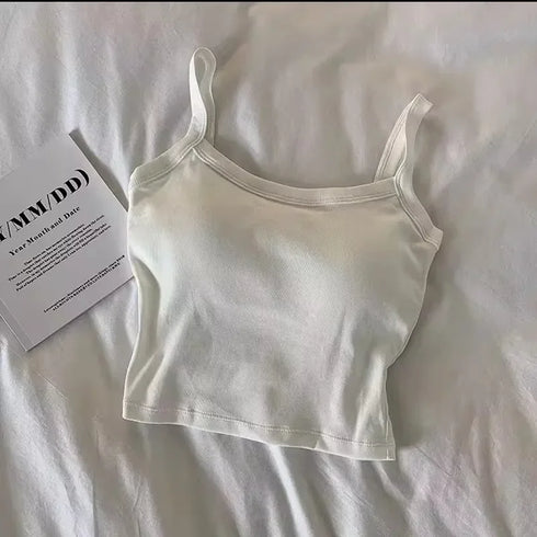 Stylish Women's Sleeveless Crop Top