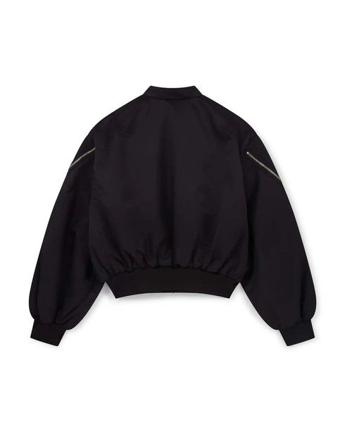 Unisex Black Zip-Up Hoodie with Embroidery Detail