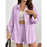 Elegant Summer Loose Short Pants Set for Women
