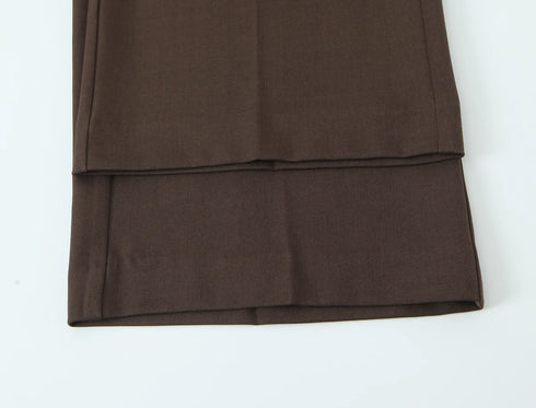 Elegant V-Neck Two-Piece Set with Wide-Leg Pants