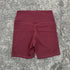 Solid Colour High Waist Yoga Shorts for Women