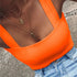 Square Neck Sleeveless Summer Crop Top Off Shoulder Cami
