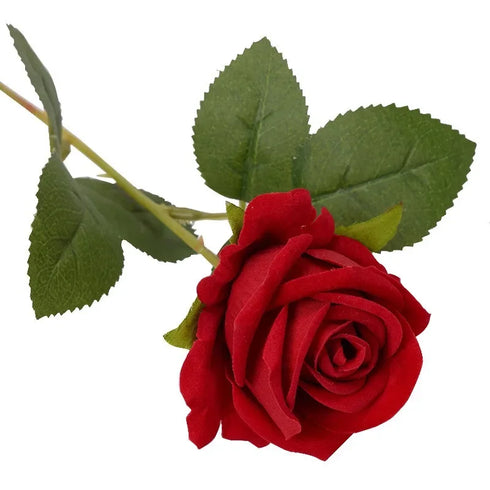 20 Pcs Artificial Velvet Silk Rose Bouquet
