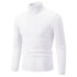Men's High Neck Casual Knitted Pullover Sweater