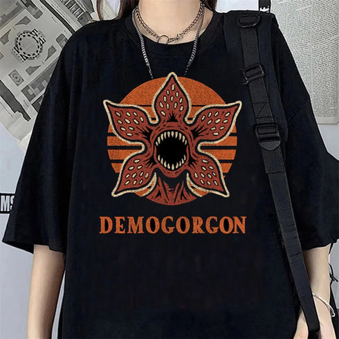 Hawkins Demogorgon Graphic T-Shirt for Women