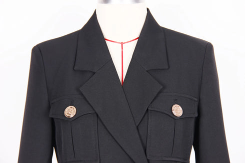 Double Breasted Blazer Dress with Belt