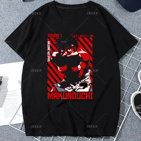 Anime Hajime No Ippo Boxing Gym T-Shirt for Women