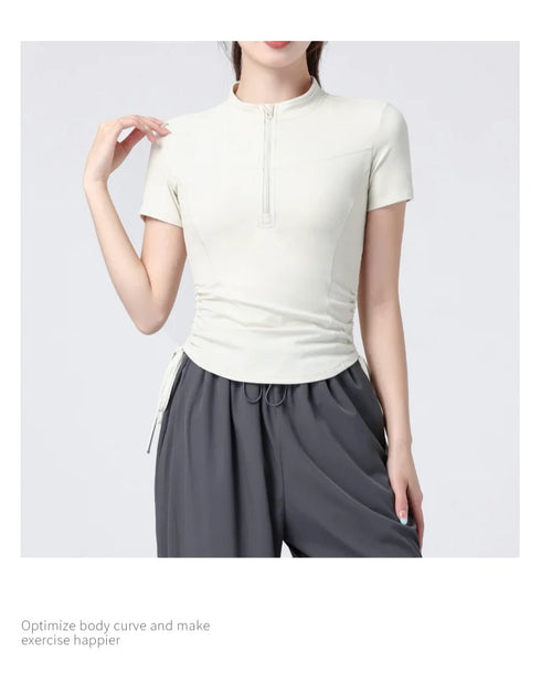 PHIGEER Ultra-Light Yoga Crop Top for Women