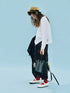 Imakokoni Autumn Loose Cotton T-Shirt with Lace Collar
