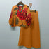 ZANZEA Autumn Floral Printed Blouse and Wide Leg Trousers Set
