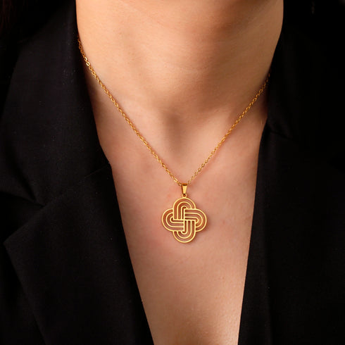Solomon’s Knot Pendant Necklace for Women
