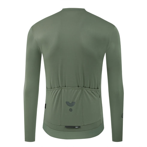 YKYW UPF 50+ Pro Team Thin Cycling Jersey Long Sleeve Men's Breathable Shirt Bike Tops Sun protection Sport Clothing YKK Zipper