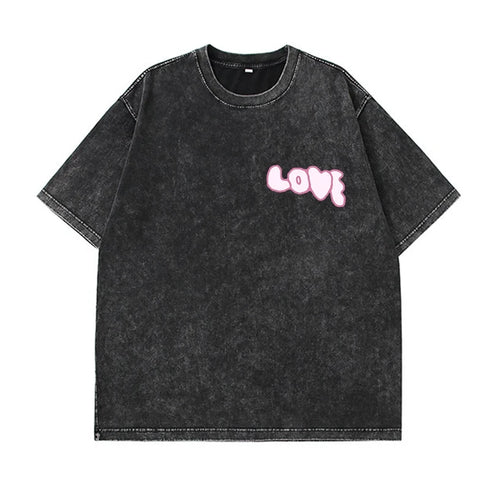 Vintage Leopard Print Oversized Cotton Tee