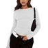 Slim Fit Long Sleeve T-Shirt for Women