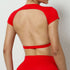 Hearuisavy Breathable Workout Crop Top for Women