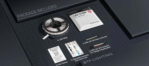 Individually Addressable WS2812B LED Strip Lights