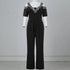Summer Women's Loose Wide Leg Sequin Jumpsuit