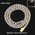 Cubic Zirconia Iced Out Tennis Chain Necklace