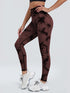 Women's High Waist Seamless Tie-Dye Yoga Leggings
