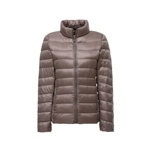 Women’s Slim Fit Stand Collar Puffer Jacket - 11 Colours