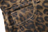 High Waisted Leopard Print Jeans for Women