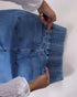 Elegant High Waist Slim Fit Jeans in Light Blue