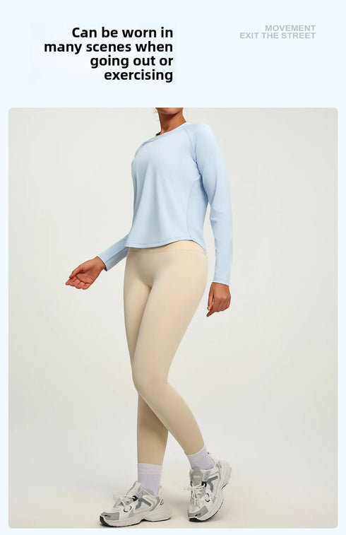 Women's Long Sleeve Breathable Sports Top