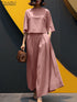 ZANZEA Women's 2 Piece Autumn Co-ord Set