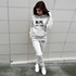 Women's Casual Hooded Sportswear Set