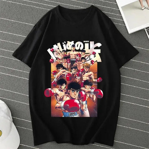 Anime Hajime No Ippo Boxing Gym T-Shirt for Women