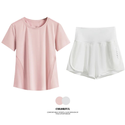 DRUR Women's Summer Breathable Sports Set