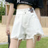 Chic High Waist Denim Shorts for Women